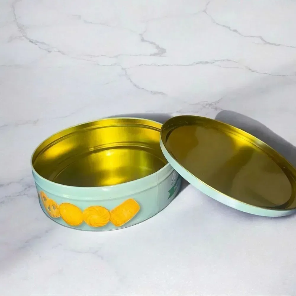 GIVE THANKS l Festive Autumn Round Cookie Tin